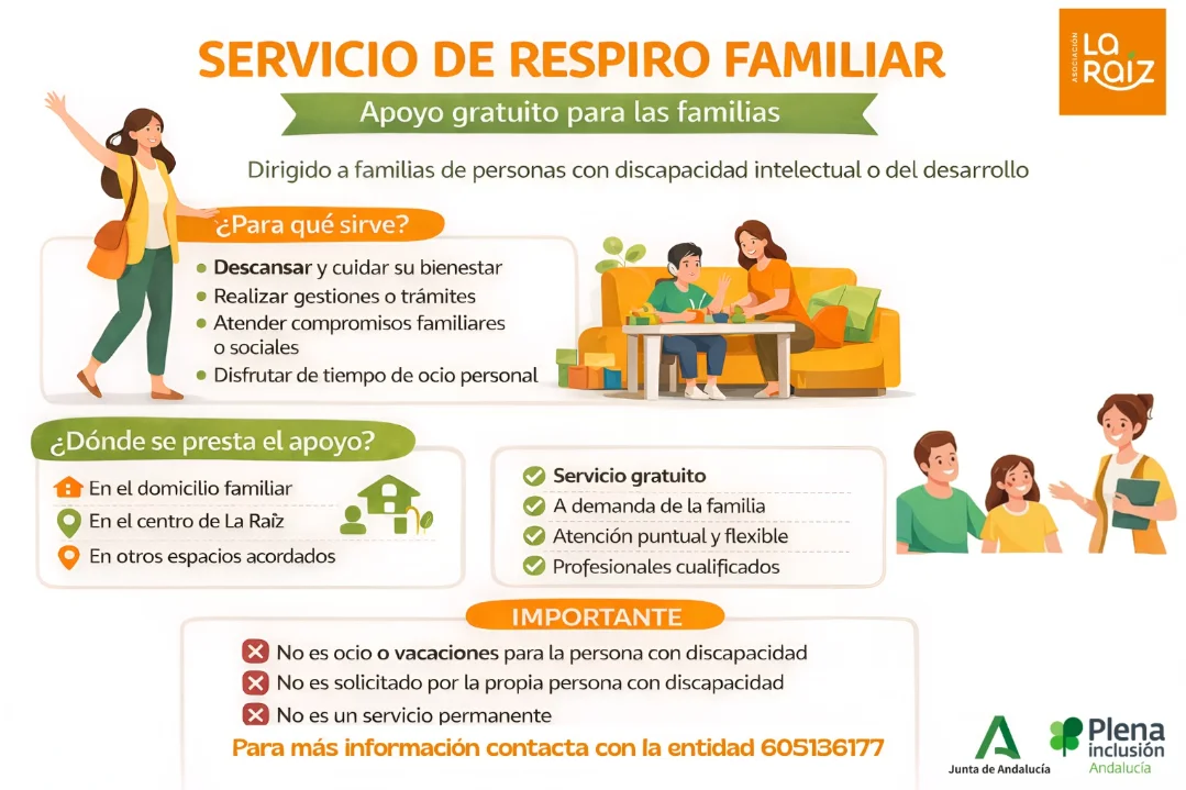 Servicio de Respiro Familiar - Asociación La Raíz